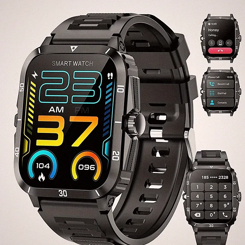 Für Samsung Huawei Smartwatch Armbanduhr Blutdruck Fitness Tracker Herren Damen