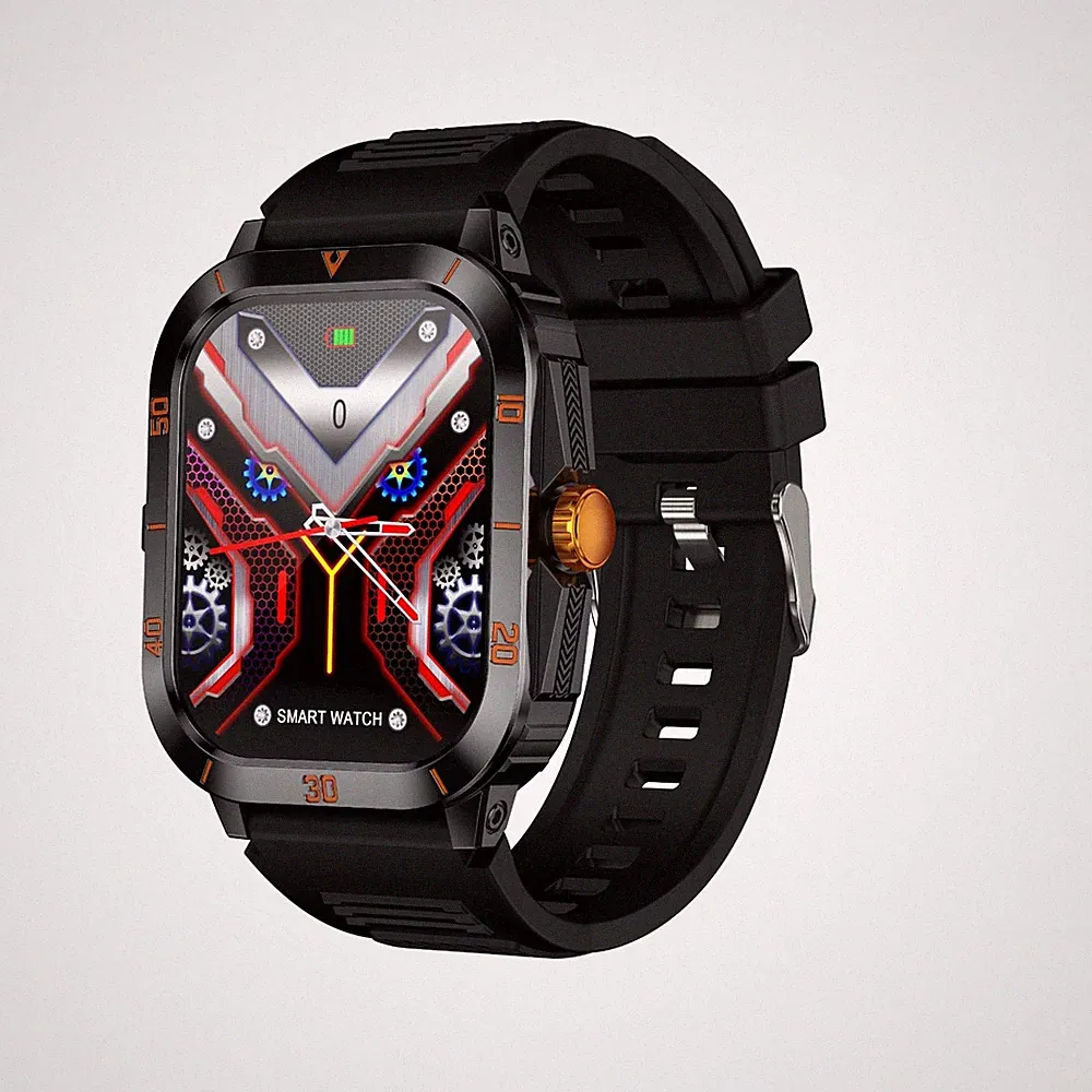 FYX C50 Pro Smart Watch 2.01" OLED BT5.4 Fitness Tracker IPX6 Waterproof Siri