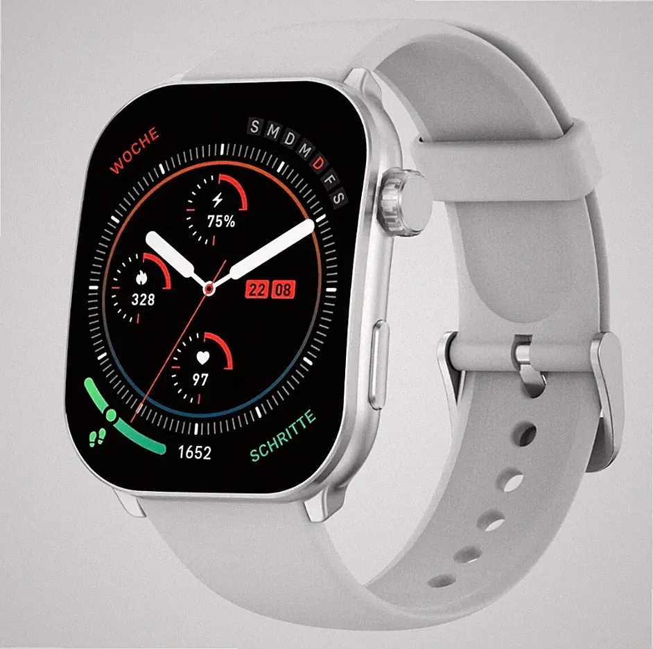 Gard Pro Health Smartwatch 3 – Gebogenes Display, 110+ Sportmodi, IP68 48mm