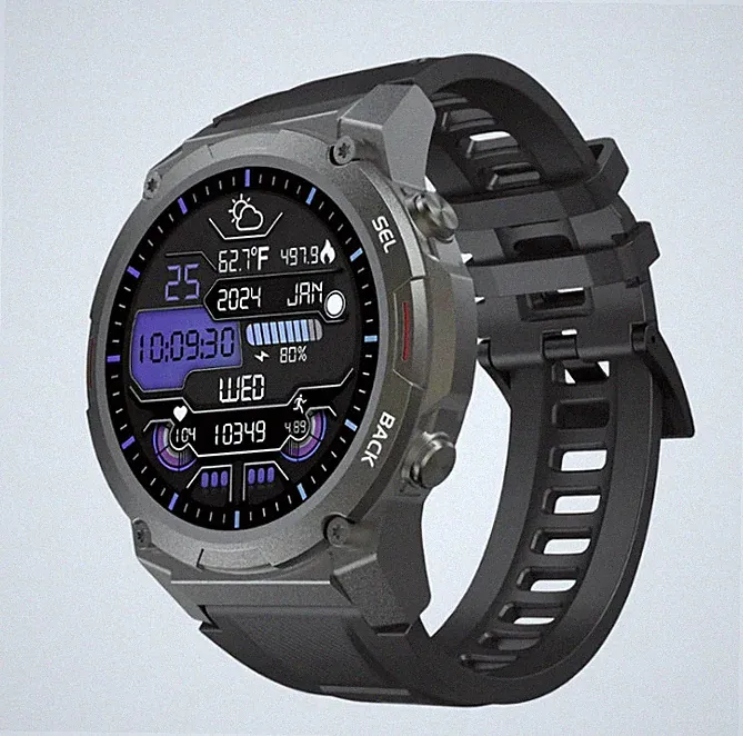Gard Pro Ultra 2+ Smartwatch – Robust, Multisport, Health Tracker, 35 Tage Akku