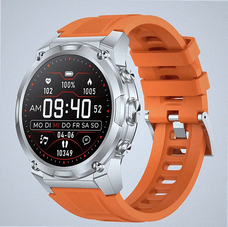 Gard Pro Ultra 3 Smartwatch AMOLED GPS Fitness Tracker 100 Sportmodi Orange