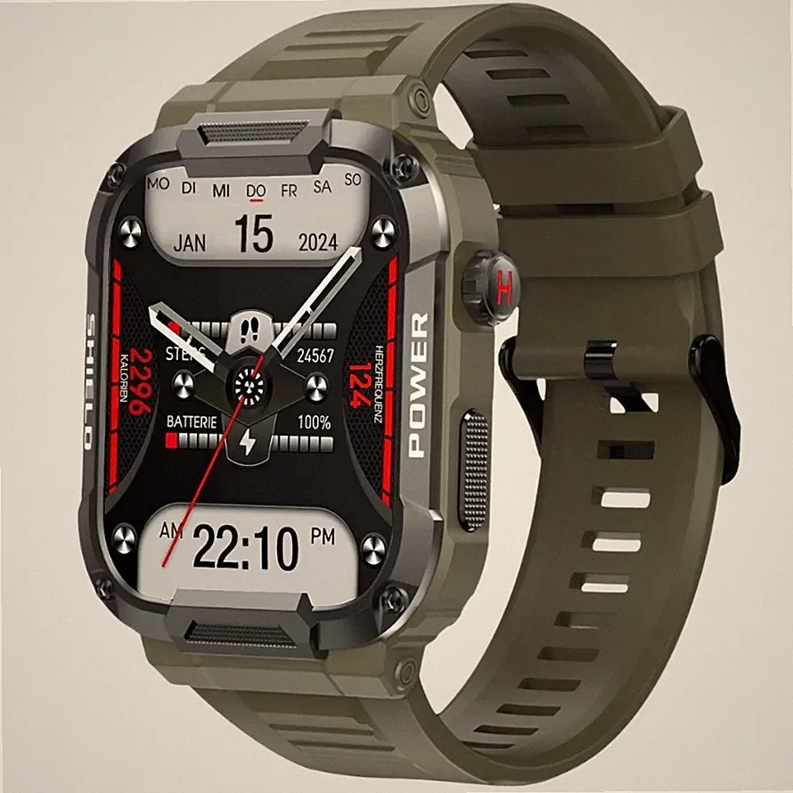 Gard Pro Ultra Smartwatch – Robust, wasserdicht, 110+ Sportmodi, IP68