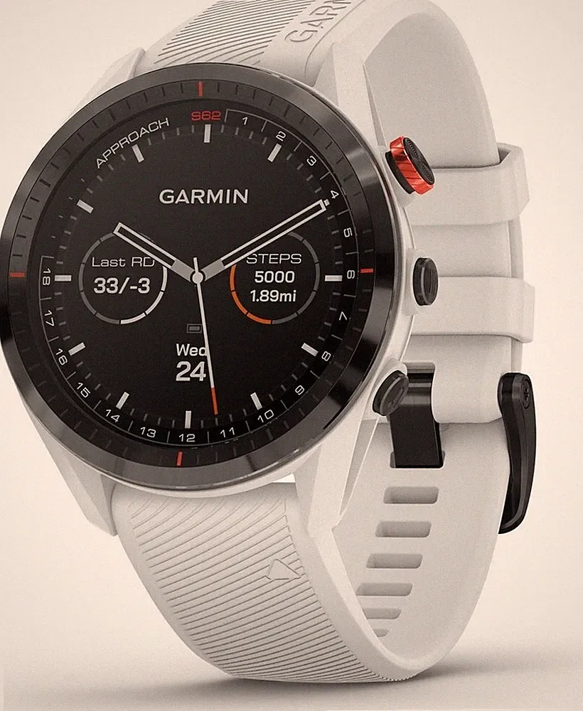 Garmin Approach S62 Premium Golfuhr GPS Smartwatch Weiß – NEU