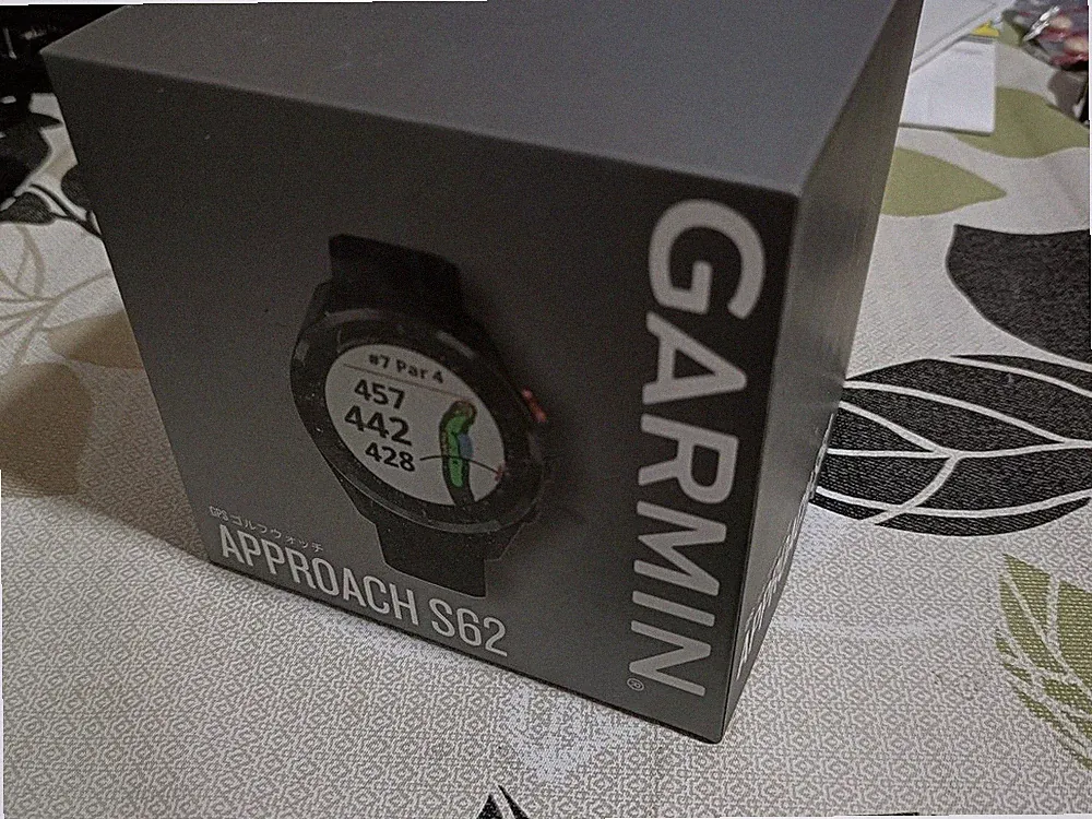 Garmin Approach S62 Schwarz Golf GPS Uhr Smartwatch Bluetooth