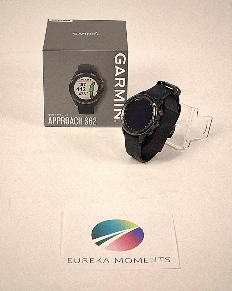 Garmin Approach S62 SCHWARZ Golf GPS Uhr Smartwatch Bluetooth Gebraucht