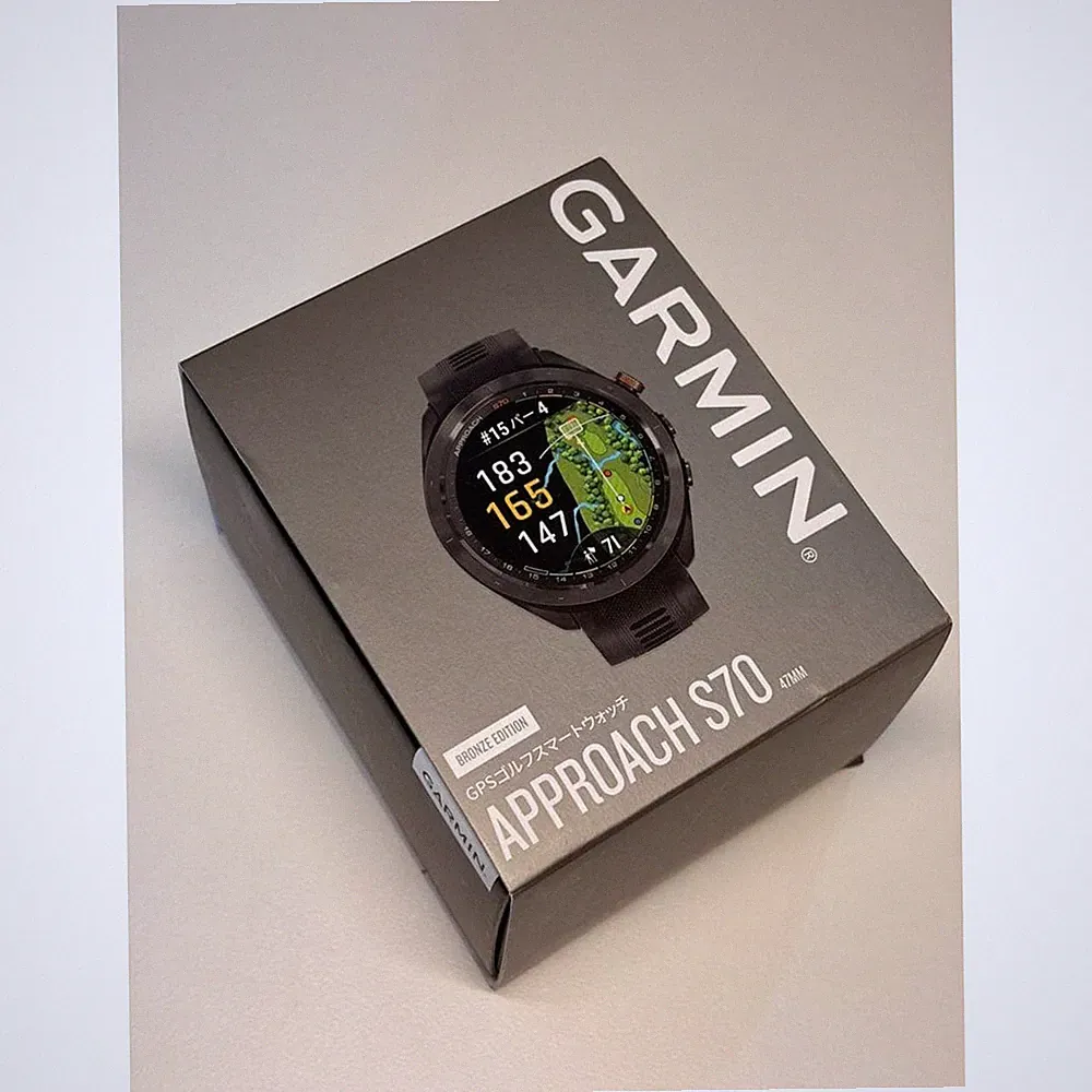Garmin Approach S70 Black Bronze Edition Golf GPS Smartwatch AMOLED 47mm Herren