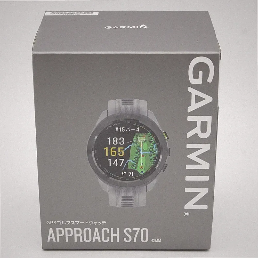 Garmin Approach S70 Golf GPS Smartwatch Grau 42mm AMOLED 43000 Plätze 5ATM 32GB