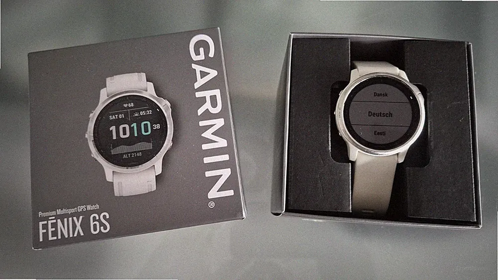 Garmin fēnix 6S GPS Multisport Smartwatch 42 mm weiß/silber Silikon Android iOS