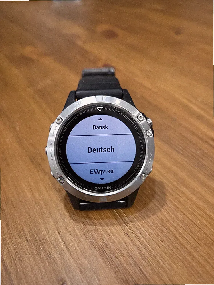 Garmin Fenix 5 Multisport-Smartwatch (Schwarz) – Gepflegt & Voll funktionsfähig
