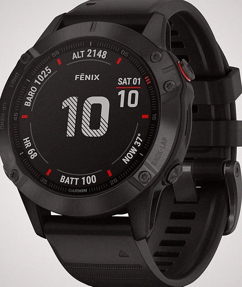 Garmin fenix 6 Pro 42mm Bluetooth Edelstahl schwarz Sehr Gut