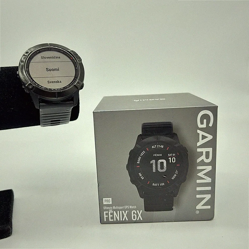 Garmin fenix 6X PRO – GPS-Multisport-Smartwatch mit 1,4 Zoll Display, vorinstall