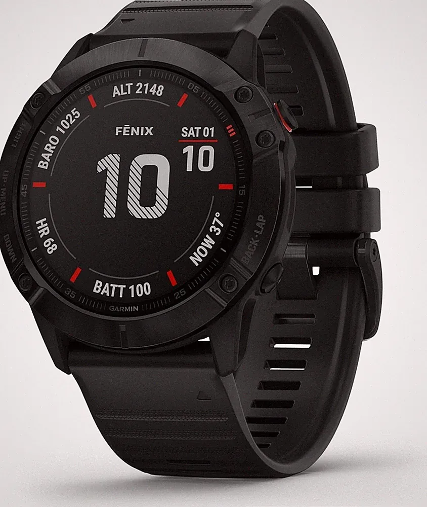 Garmin Fenix 6X Pro Schwarz Smart Watch GPS OVP Watch Uhr von Händler