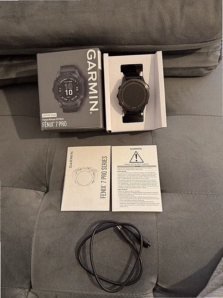 Garmin Fenix 7 Pro Sapphire Solar Edition Smartwatch - Carbon Grey