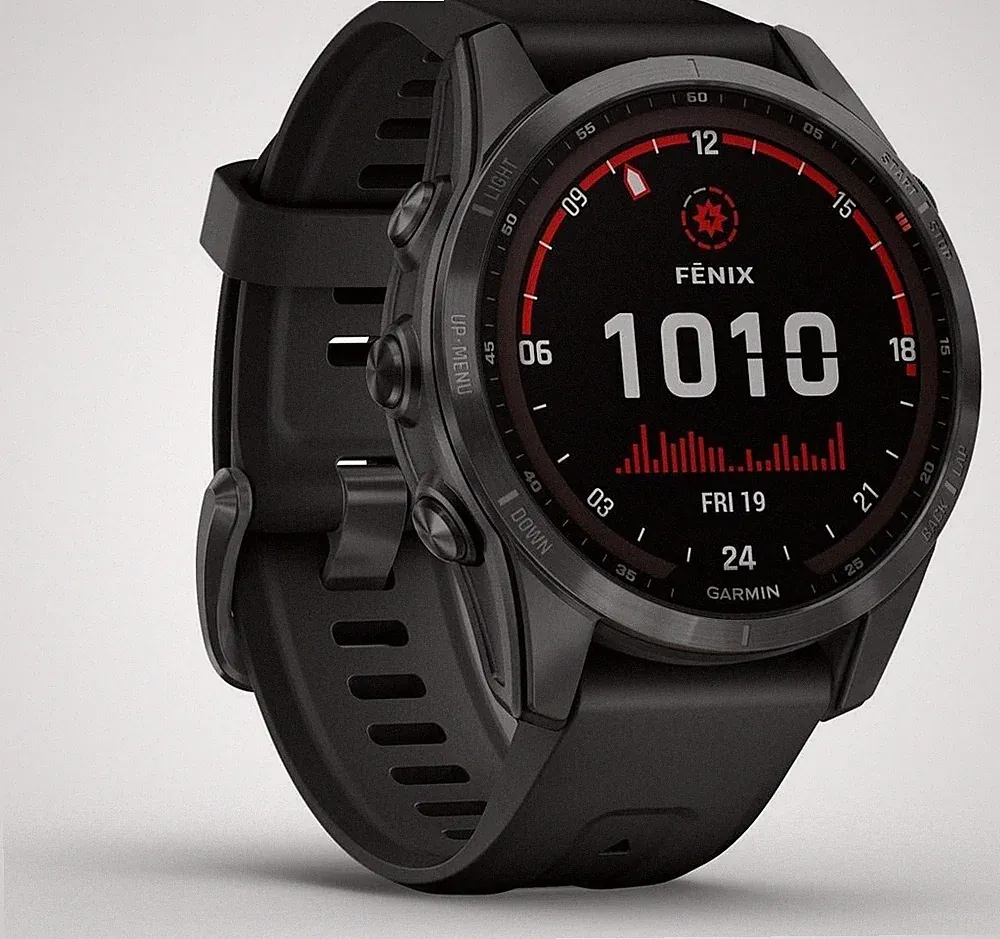 Garmin Fenix 7S Solar GPS Smartwatch 16GB WiFi Bluetooth Slate Grey in OVP