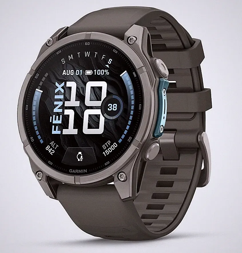 Garmin Fenix 9 47 mm Smartwatch Rund 384 h Titan