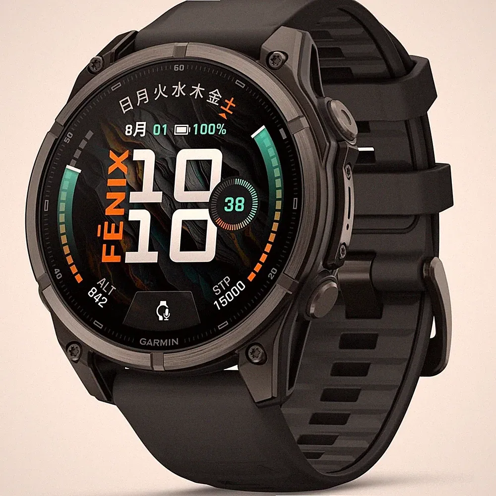 Garmin Fenix 9 Multisport Smartwatch 47mm Black Sapphire AMOLED...