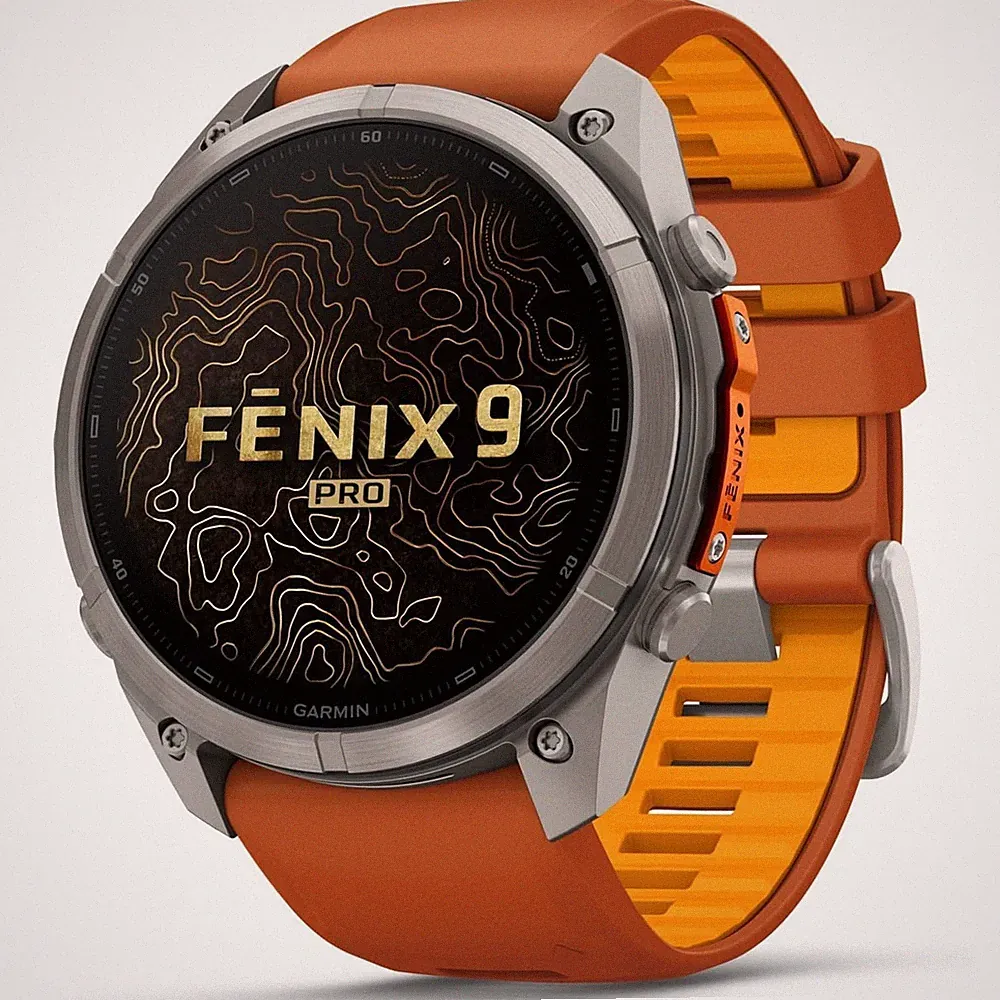Garmin fenix 9 Pro GPS Smartwatch 51mm Autumn Orange Sapphire AMOLED Gesundheit