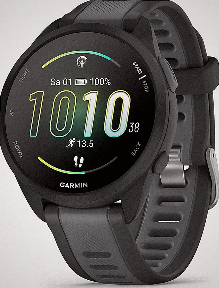 Garmin Forerunner 165 43Mm - Lauf-Smartwatch, 1,2" AMOLED Touchscreen, Bis Zu 11