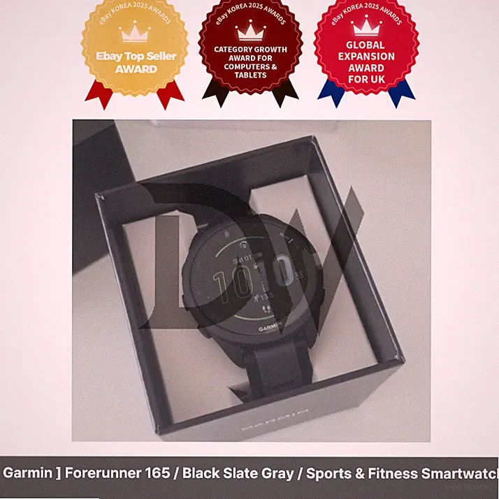 [ Garmin ] Forerunner 165 / Schwarz Schiefergrau / Sport & Fitness Smartwatch