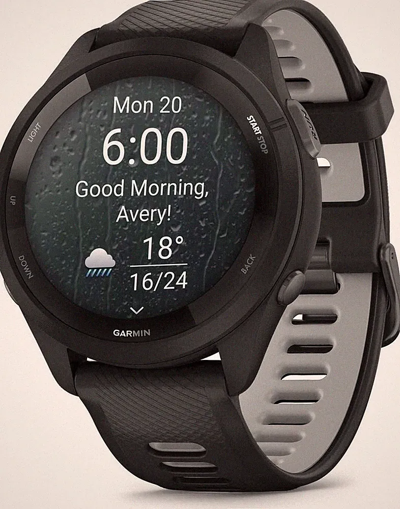 Garmin Forerunner 265 GPS Laufuhr Smartwatch AMOLED 46mm Schwarz