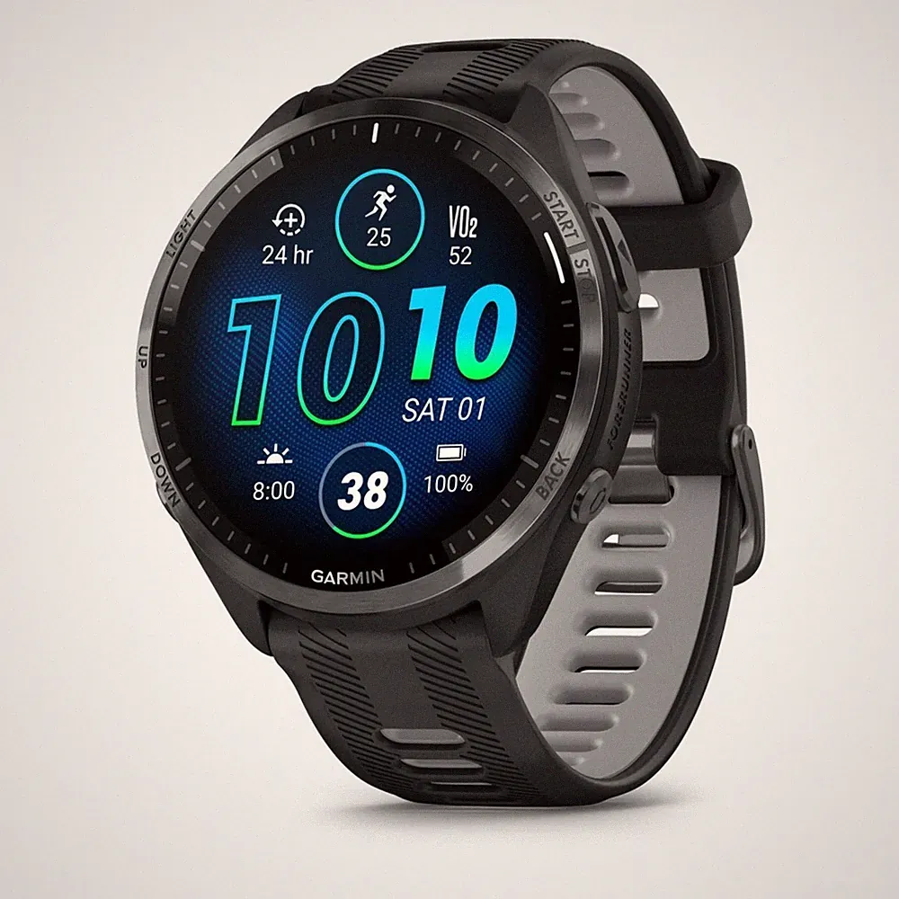 Garmin Forerunner 965 Smartwatch 1,4" 47 mm Titan Gehäuse Lauf Fitness Tracker