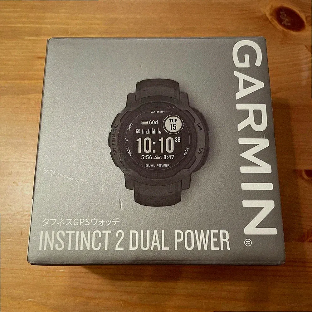 Garmin Instinct 2 Dual Power Schwarz Fitness Smartwatch aus Japan