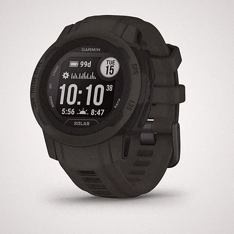 Garmin Instinct 2S Solar, graphit | GPS-Fitness-Smartwatch
