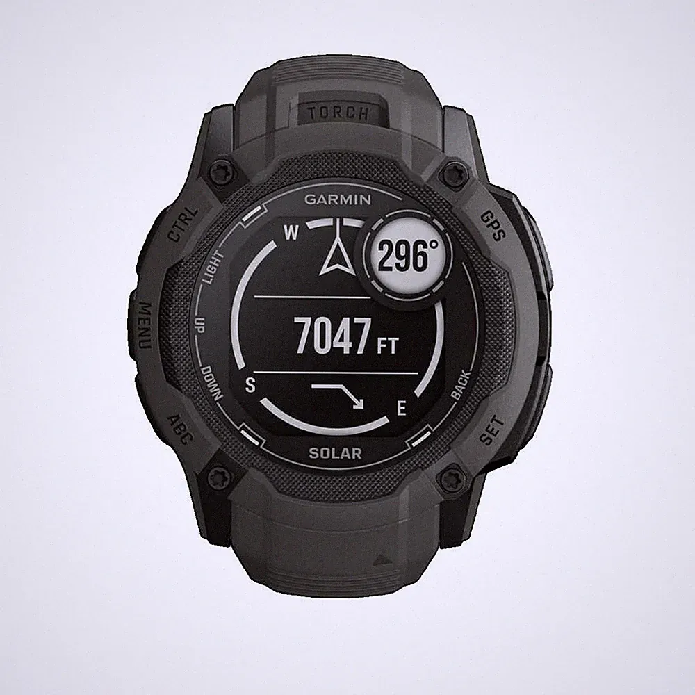 Garmin Instinct 2X Solar Smartwatch 150h GPS-Akkulaufzeit Schwarz