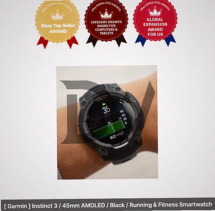 [ Garmin ] Instinct 3 / 45mm AMOLED / Schwarz / Lauf- & Fitness-Smartwatch