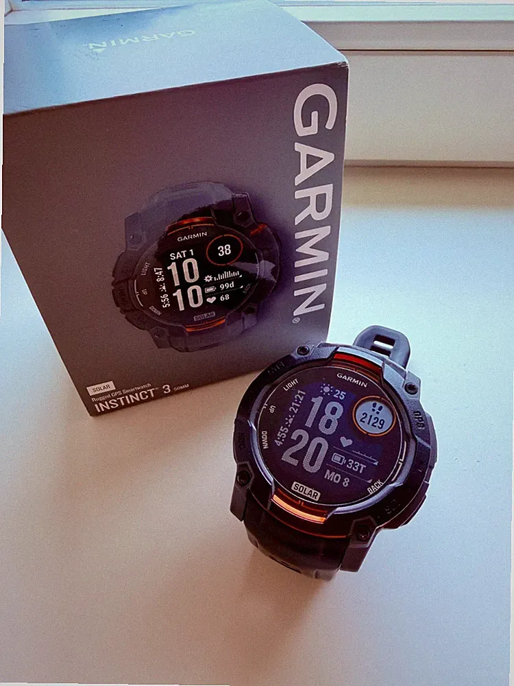 Garmin Instinct 3 Solar 50mm Smartwatch / Sportuhr - Top Zustand mit Rechnung