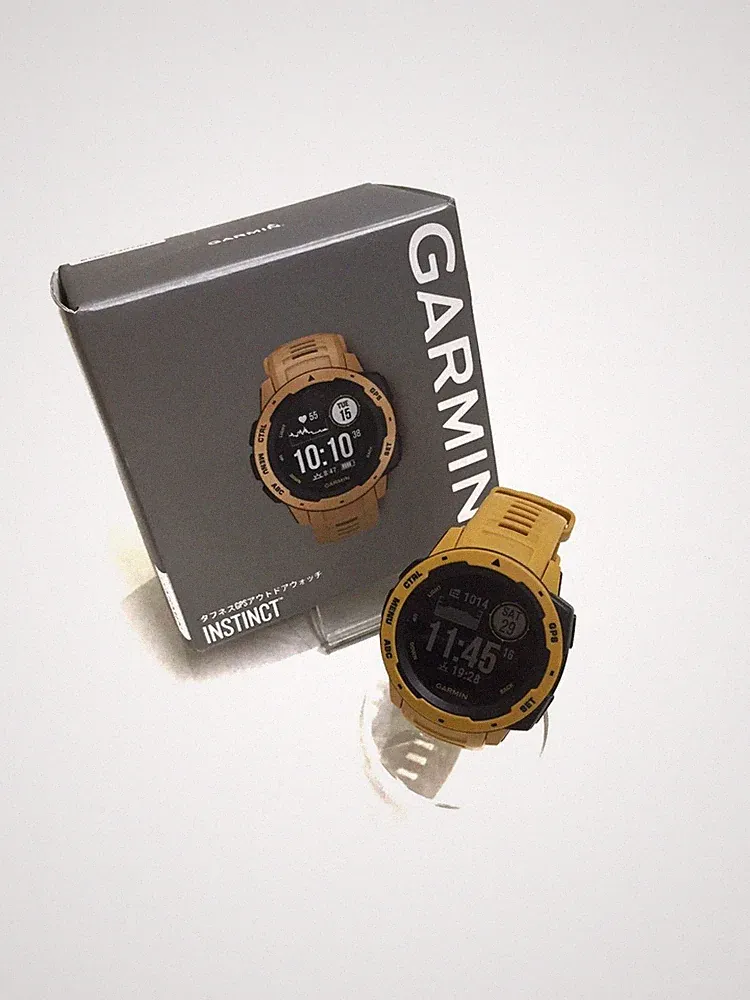 Garmin Instinct Watch MIL-STD-810G GPS gelb/schwarz Outdoor Smartwatch