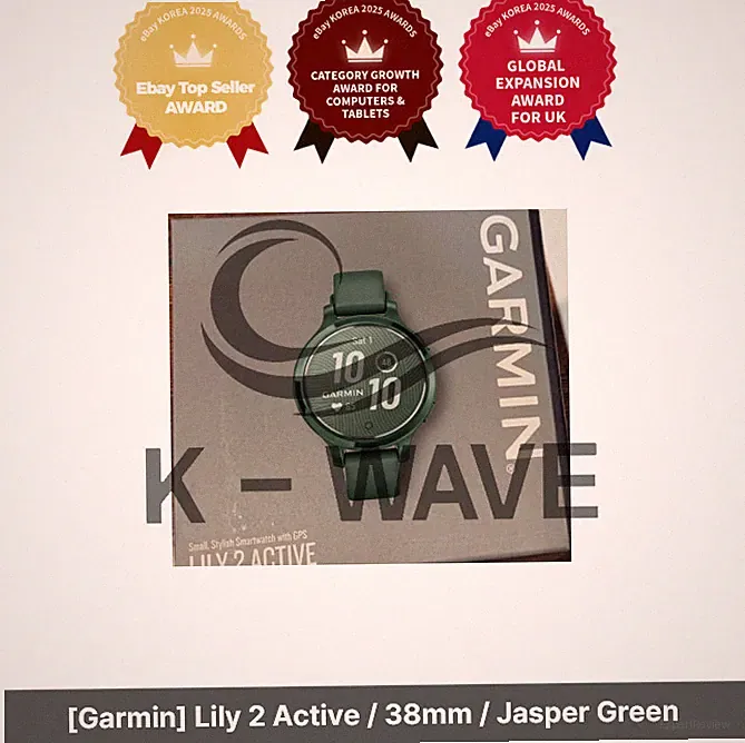 [Garmin] Lily 2 Active / 38mm / Jasper Green / Fitness GPS Smartwatch