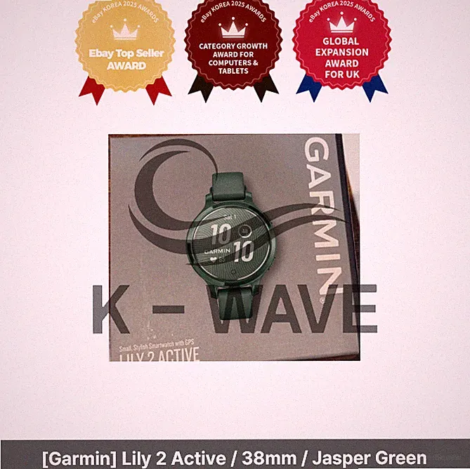 [Garmin] Lily 2 Active / 38mm / Jasper Green / Fitness GPS Smartwatch