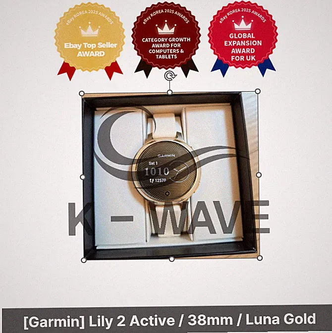 [Garmin] Lily 2 Active / 38mm / Luna Gold / Fitness GPS Smartwatch