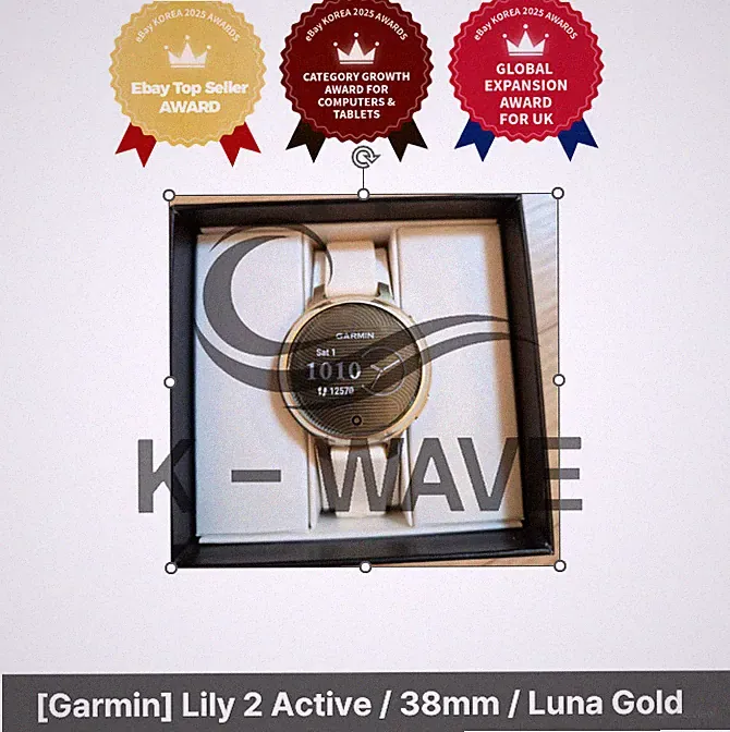[Garmin] Lily 2 Active / 38mm / Luna Gold / Fitness GPS Smartwatch