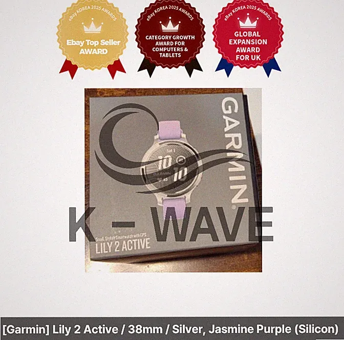 [Garmin] Lily 2 Active / 38mm / Silver, Jasmine Purple (Silicon)