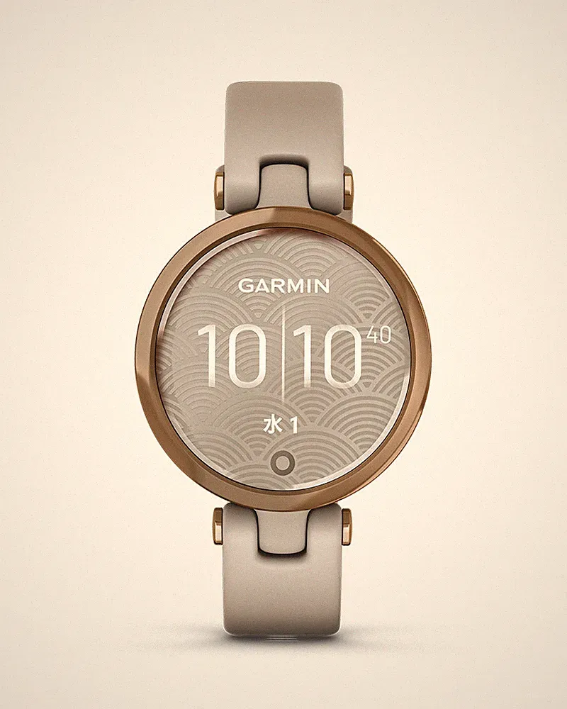 Garmin Lily Smartwatch Damen Hellsand / Gold Gebraucht aus Japan