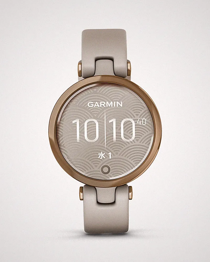 Garmin Lily Smartwatch Damen Light sand / gold gebraucht aus Japan