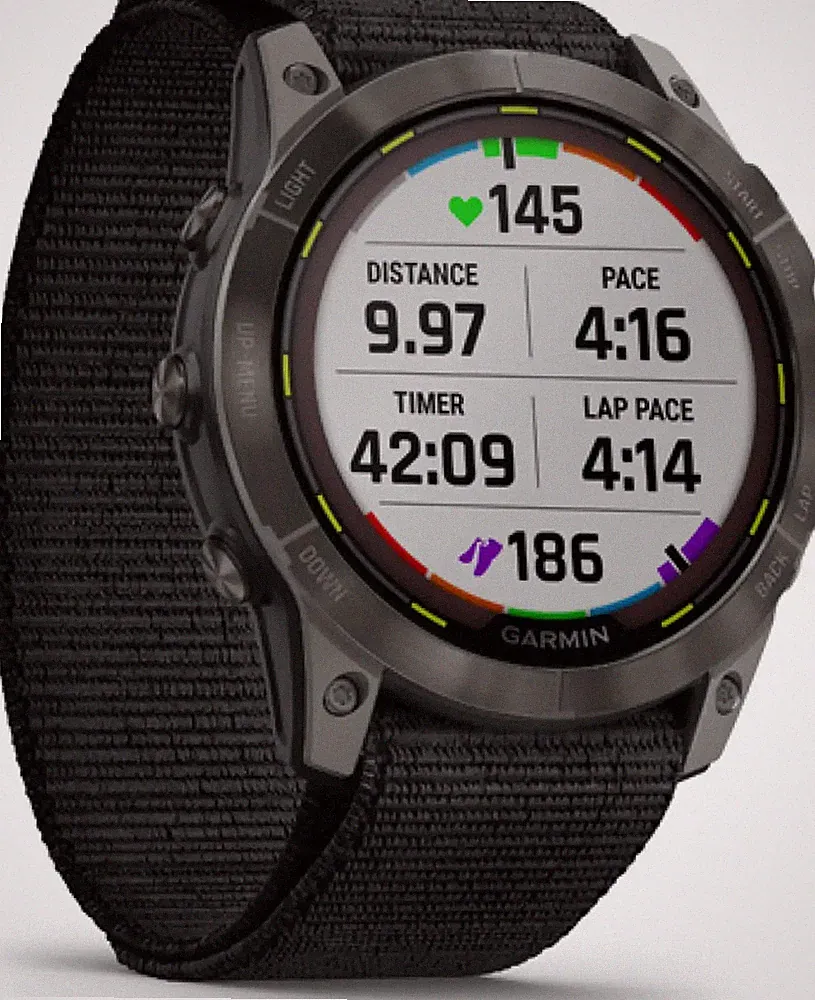 Garmin Sportuhr Smartwatch Uhr Enduro 2 Sapphire Solar DLC Titan Schwarz Onesize
