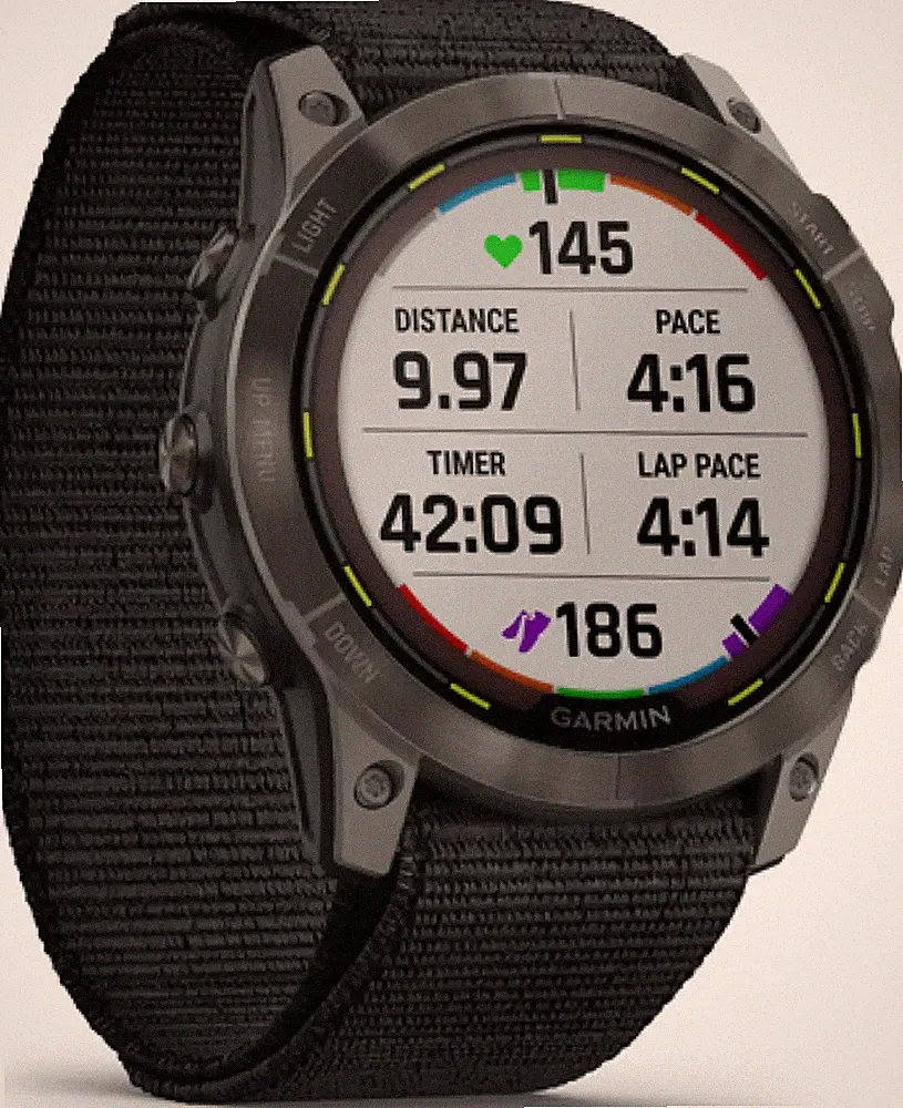 Garmin Sportuhr Smartwatch Uhr Enduro 2 Sapphire Solar DLC Titan Schwarz Onesize