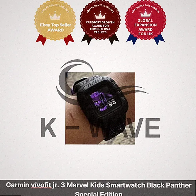 Garmin vívofit jr. 3 Marvel Kinder Smartwatch Black Panther Special Edition