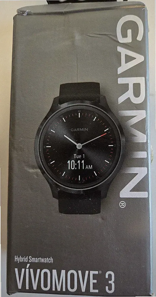 Garmin vívomove 3 Hybrid Smartwatch - Analog 44 mm GPS Fitness (F051 A1)