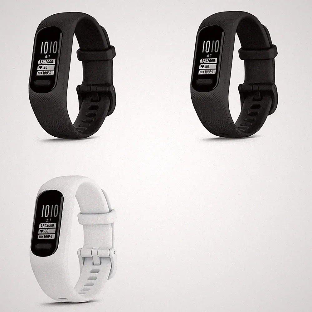 GARMIN vívosmart 5 Smartwatch Schwarz/Weiß L/S/M Bänder 日本正規品 Made in...