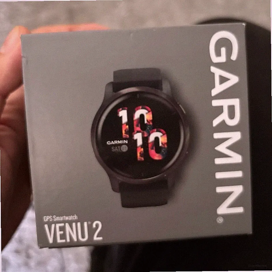 Garmin Venu 2 Smartwatch 45 mm Schwarz 8 GB GPS Bluetooth WLAN Herzfrequenz