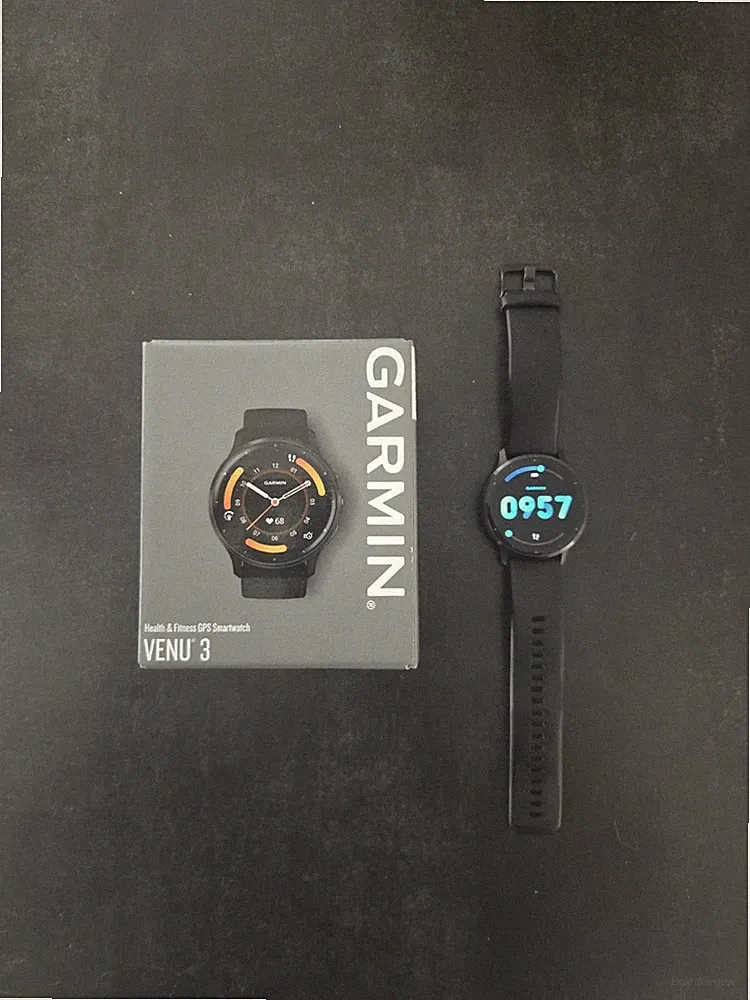 Garmin Venu 3 Smartwatch GPS 45 mm Schwarz AMOLED Fitnessuhr sehr guter Zustand