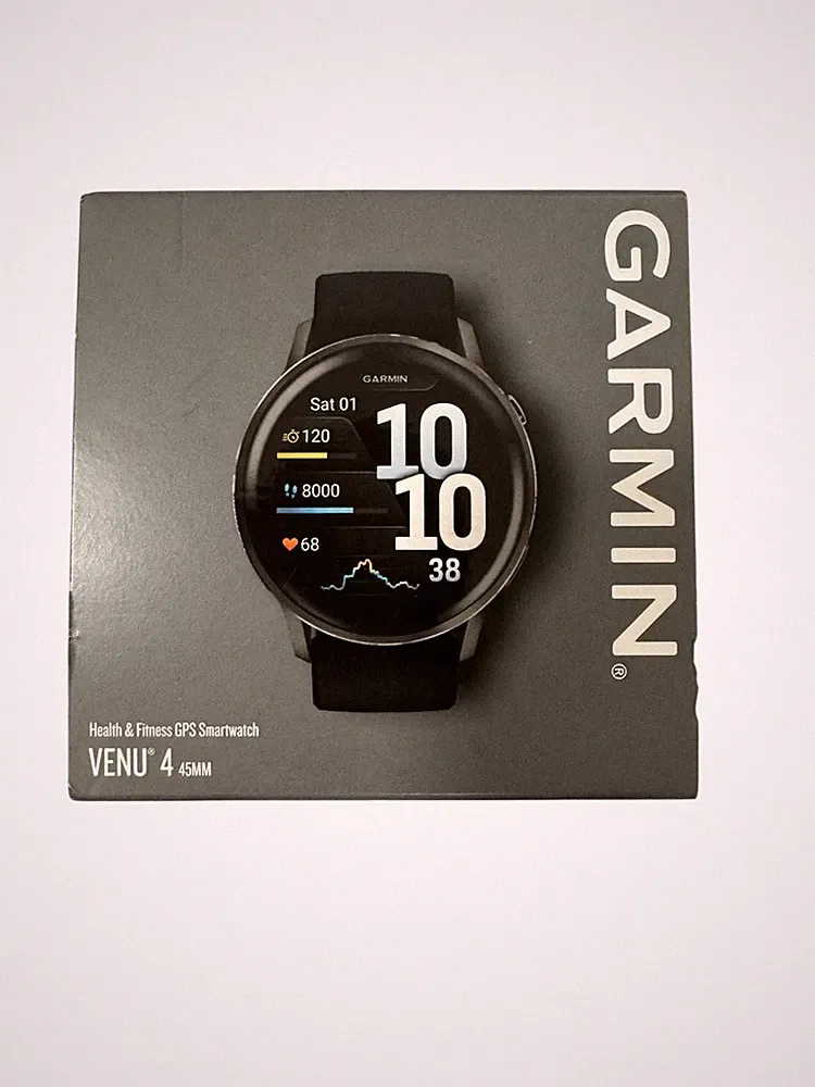 Garmin Venu 4 GPS Premium Smartwatch 45mm 14 Tage Akku Fitness Sport Black NEU
