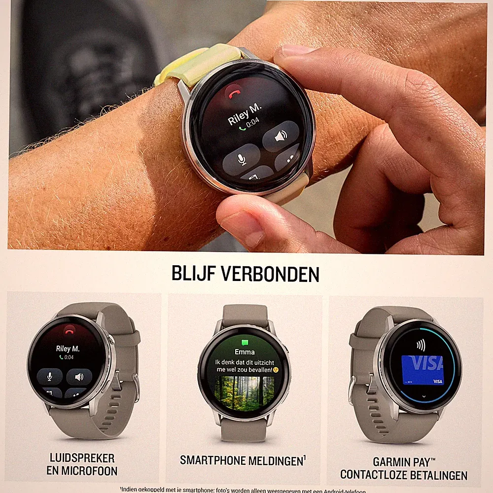 Garmin Venu 4 – Multisport-Smartwatch – 45 mm – AMOLED – GPS – Silber/Grau