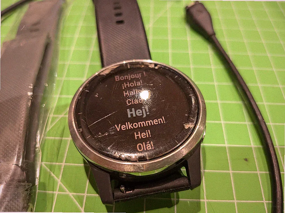 Garmin Vivoactive 4 GPS-Smartwatch 45mm 3,5GB Bluetooth WLAN Silber/Dunkelgrau