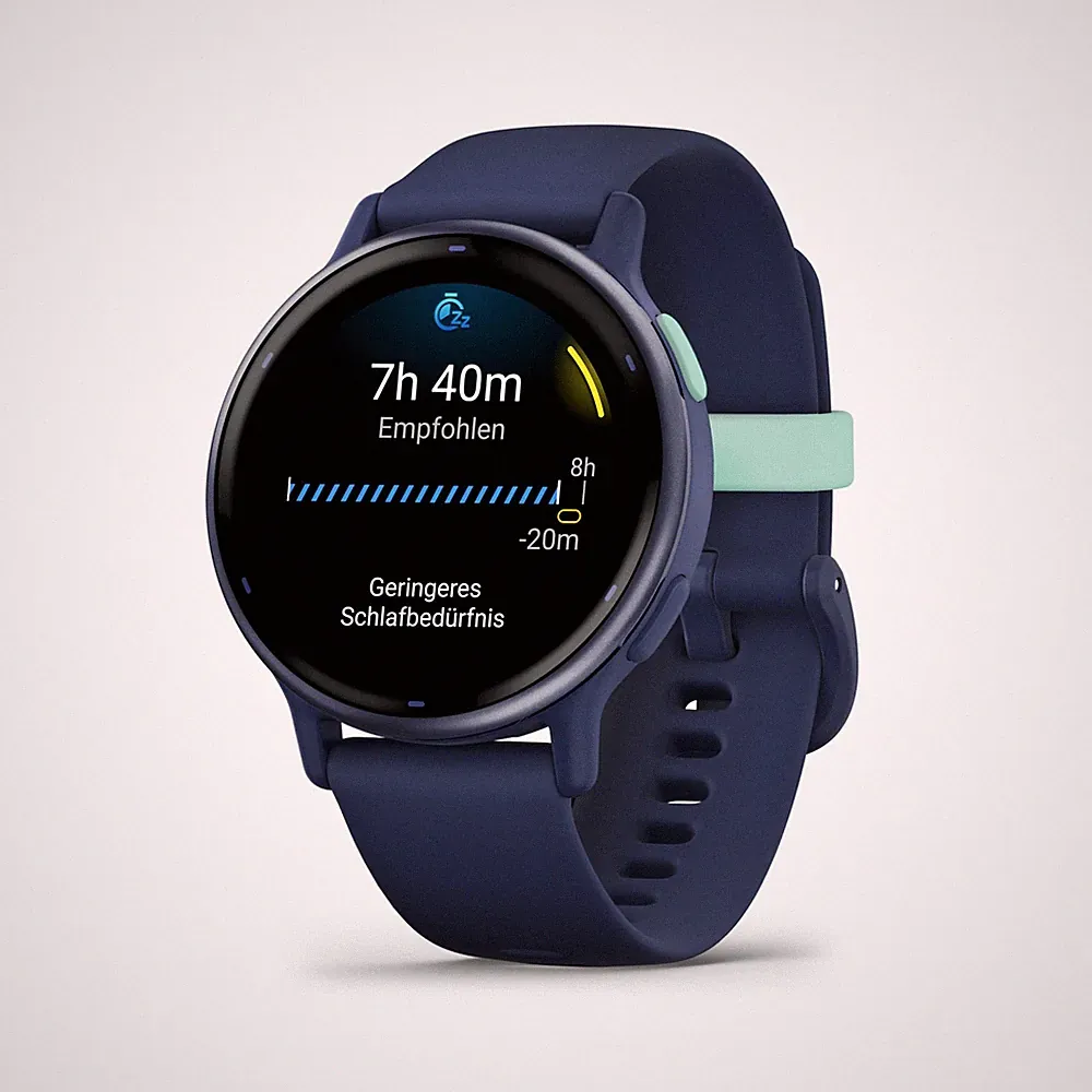 Garmin Vivoactive 5 42mm GPS Smartwatch Kapitänsblau/Blau AMOLED