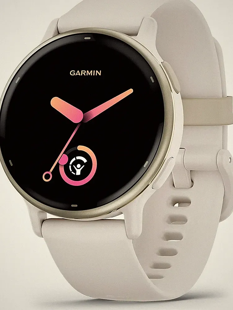 Garmin VivoActive 5 Smartwatch GPS Laufuhr ELFENBEIN/CREME
